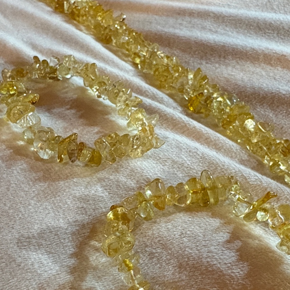 JTV Citrine Beaded Jewelry Set - Picture 2 of 2